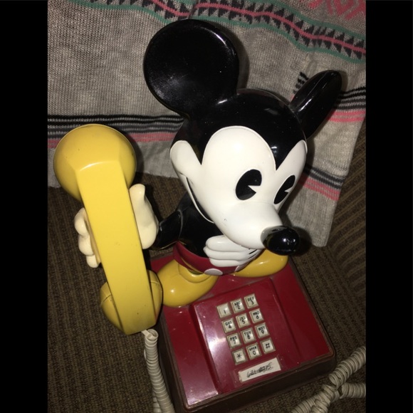 Vintage Mickey Mouse Telephone - Picture 3 of 8